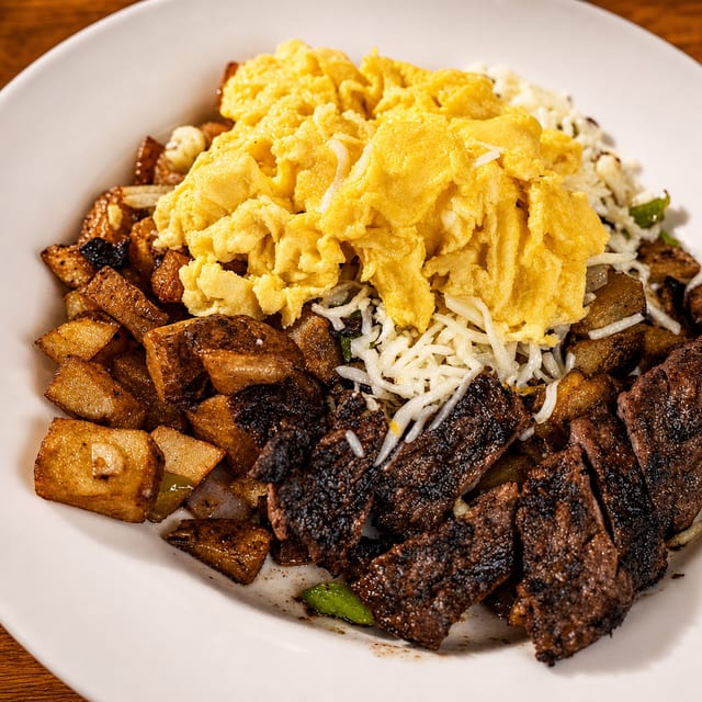 Skirt Steak Skillet.