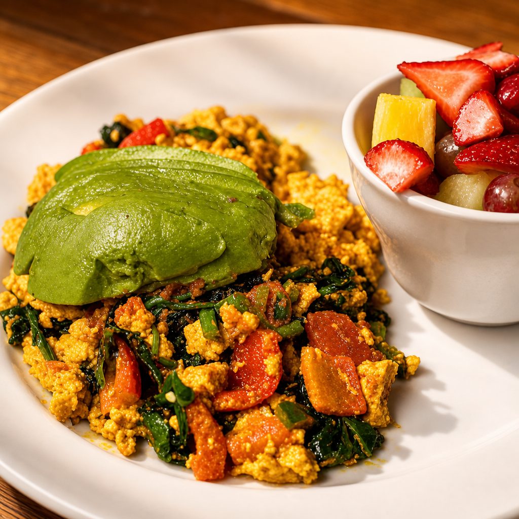 Vegan Tofu Scrambler.